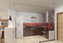 Nhôm kính Quận 12 gần đây chuyên kính bếp , vách ngăn uy tín 