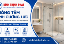 Phòng Tắm Kính Cường Lực – Giải Pháp Giữ Nhà Tắm Khô Thoáng, Sạch Đẹp Và Hiện Đại