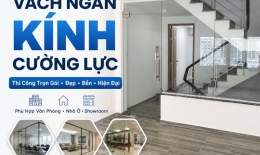 Vách Kính Cường Lực Ngăn Phòng – Giải Pháp Chia Không Gian Đẹp, Thoáng Và Hiện Đại