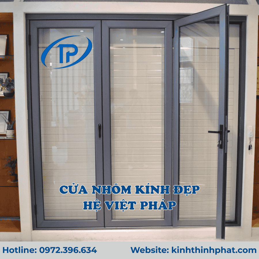 7 Mẫu Cửa Nhôm Kính Đẹp Nhất, Sang Trọng Cho Nhà Phố Hiện Đại Tại TP.HCM