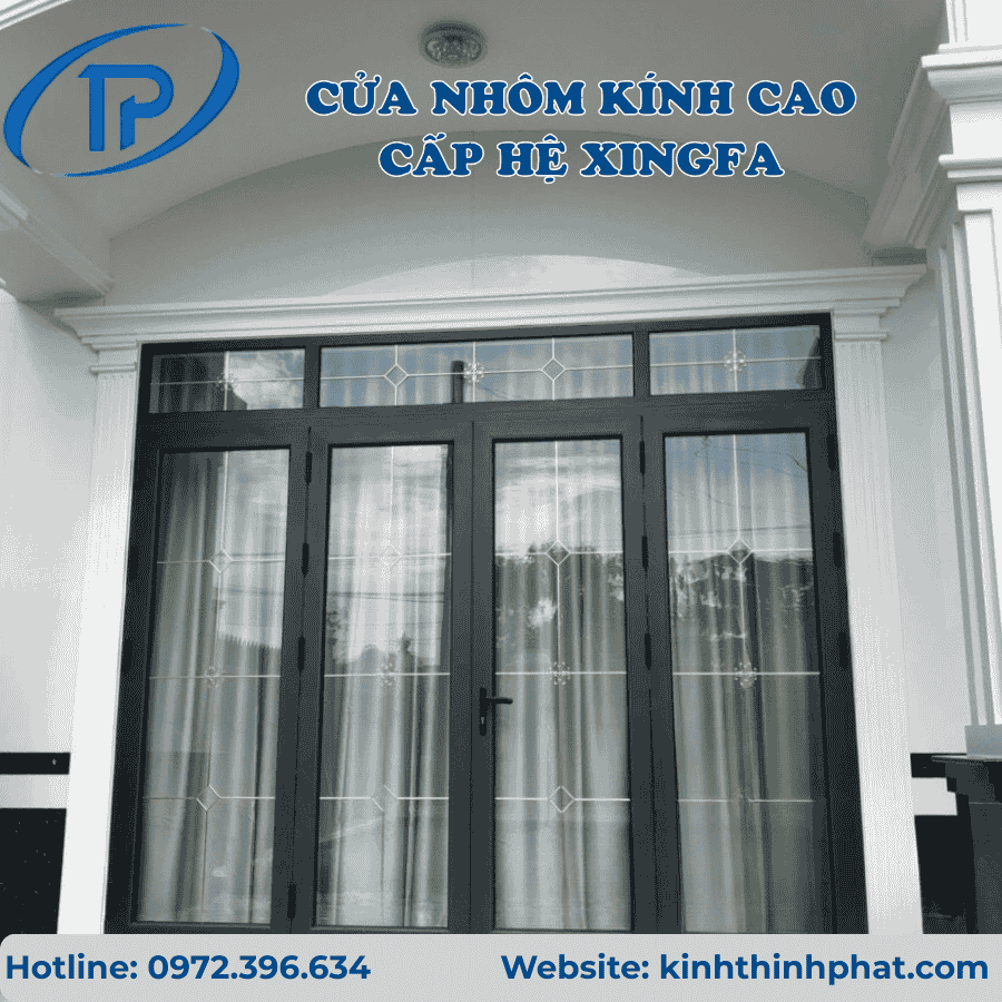 7 Mẫu Cửa Nhôm Kính Đẹp Nhất, Sang Trọng Cho Nhà Phố Hiện Đại Tại TP.HCM