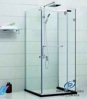 Vách ngăn phòng tắm cửa mở bản lề