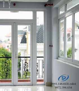 Cửa nhôm kính-mẫu 16