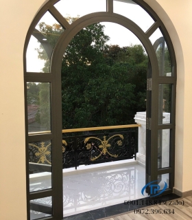 Cửa nhôm kính-mẫu 11