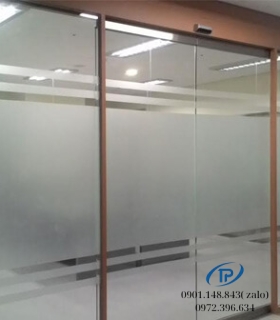 Cửa kính mặt tiền cửa kính tự động trượt - Mẫu 11