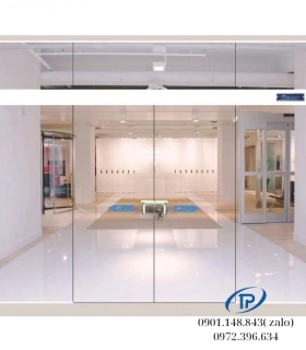 Cửa kính mặt tiền cửa kính tự động trượt - Mẫu 07