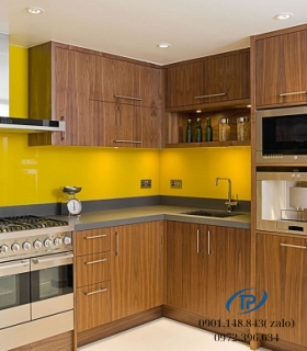 Kính màu ốp bếp -Mẫu 08