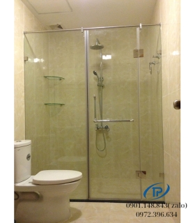 Vách ngăn phòng tắm cửa lùa trượt - Mẫu 17