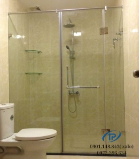 Vách ngăn phòng tắm cửa mở bản lề - Mẫu 18
