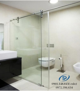Vách ngăn phòng tắm cửa lùa trượt - Mẫu 13