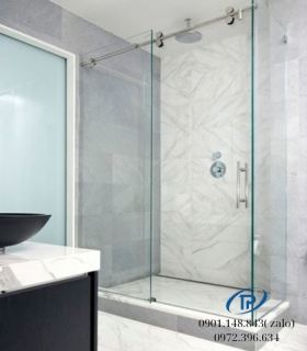 Vách ngăn phòng tắm cửa lùa trượt - Mẫu 11