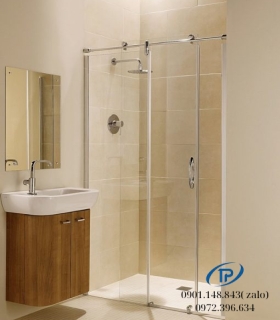Vách ngăn phòng tắm cửa lùa trượt - Mẫu 10