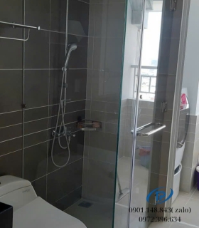 Vách ngăn phòng tắm cửa mở bản lề - Mẫu 04