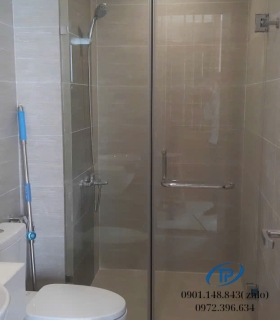 Vách ngăn phòng tắm cửa mở bản lề - Mẫu 10