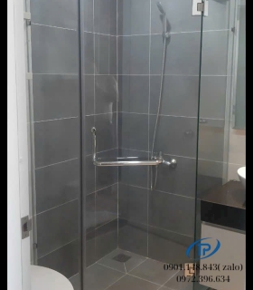 Vách ngăn phòng tắm cửa mở bản lề - Mẫu 15